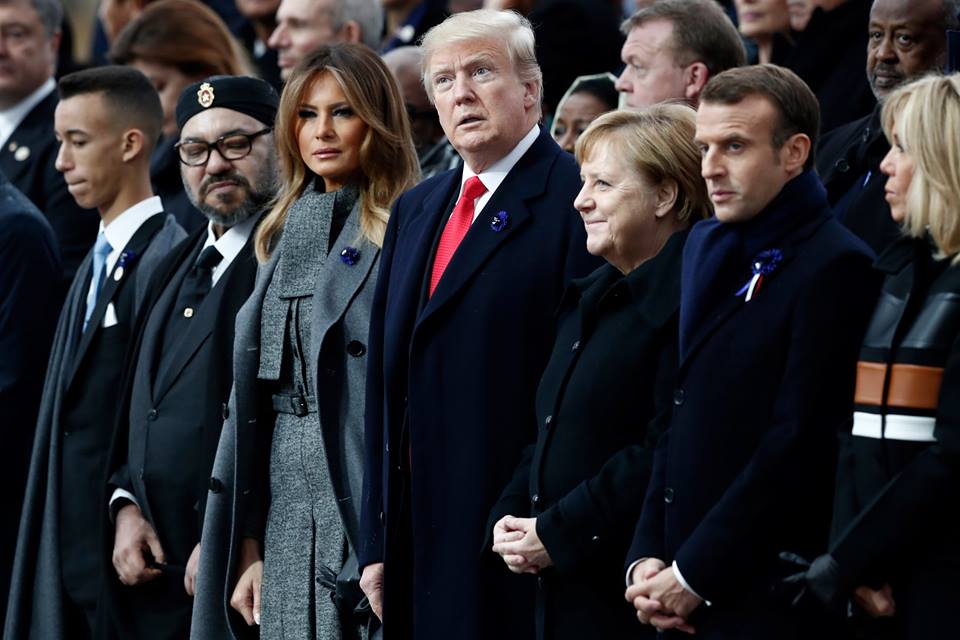 World leaders gather in Paris to mark the 100 100 years since the end of the World War I. (Photo: AFP)
